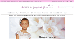 Desktop Screenshot of dressesforgorgeousgirls.com